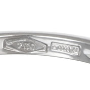 Anello - 18 carati Oro bianco - 0.54ct. tw. Diamante (Naturale)