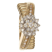 Anello - 14 carati Oro bianco, Oro giallo - 0.41ct. tw. Diamante (Naturale)