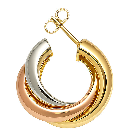 Orecchini - 18 carati Oro giallo, Oro bianco, Oro rosa