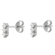 Orecchini - 18 carati Oro bianco - 0.18ct. tw. Diamante (Naturale)