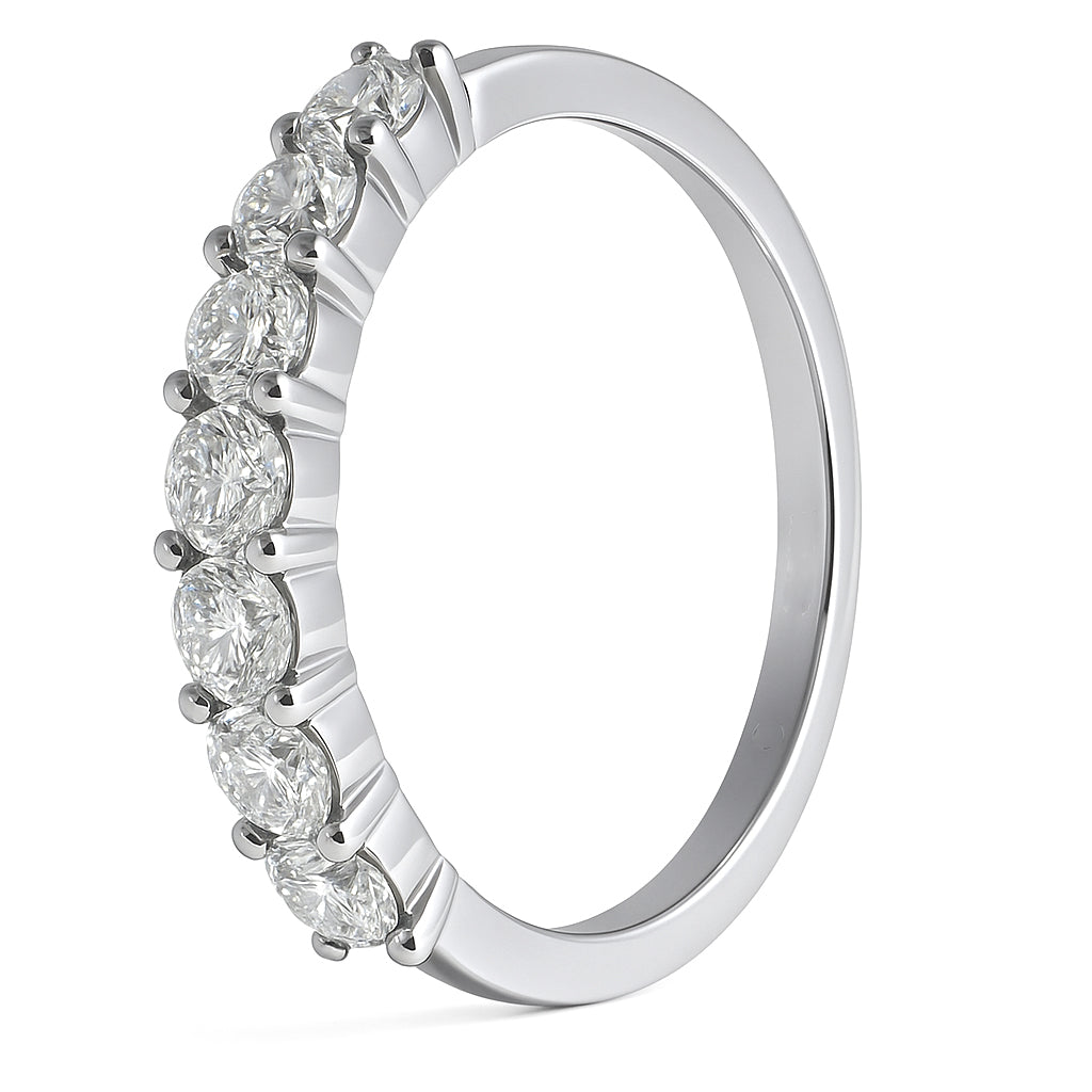 Anello - 18 carati Oro bianco - 0.28ct. tw. Diamante (Naturale)