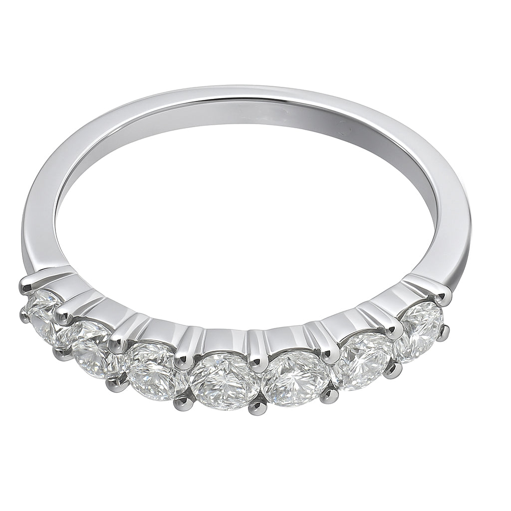 Anello - 18 carati Oro bianco - 0.28ct. tw. Diamante (Naturale)