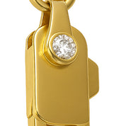 Collana in Oro giallo 18 carati - zircone