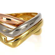 Anello - 18 carati Oro giallo, Oro rosa, Oro bianco