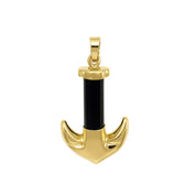 Ciondolo - 18 carati Oro giallo - 1.55ct. tw. Onice