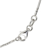 Collana con ciondolo - 18 carati Oro bianco - 0.55ct. tw. Diamante (Naturale)