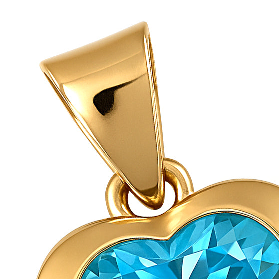 Ciondolo in Oro giallo 18 carati - topazio