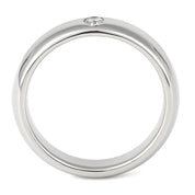 Anello - 18 carati Oro bianco - 0.14ct. tw. Diamante (Naturale)