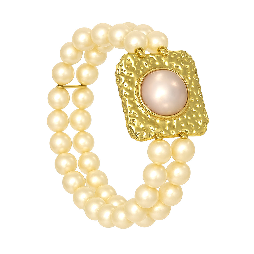 Bracciale - 18 carati Oro giallo - Perla