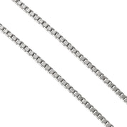 Collana con ciondolo - 18 carati Oro bianco - 0.04ct. tw. Diamante (Naturale)