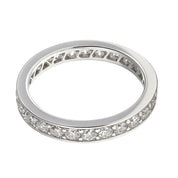 Anello - 18 carati Oro bianco - 0.42ct. tw. Diamante (Naturale)