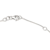 Collana con ciondolo - 18 carati Oro bianco - 0.64ct. tw. Acquamarina - Diamante