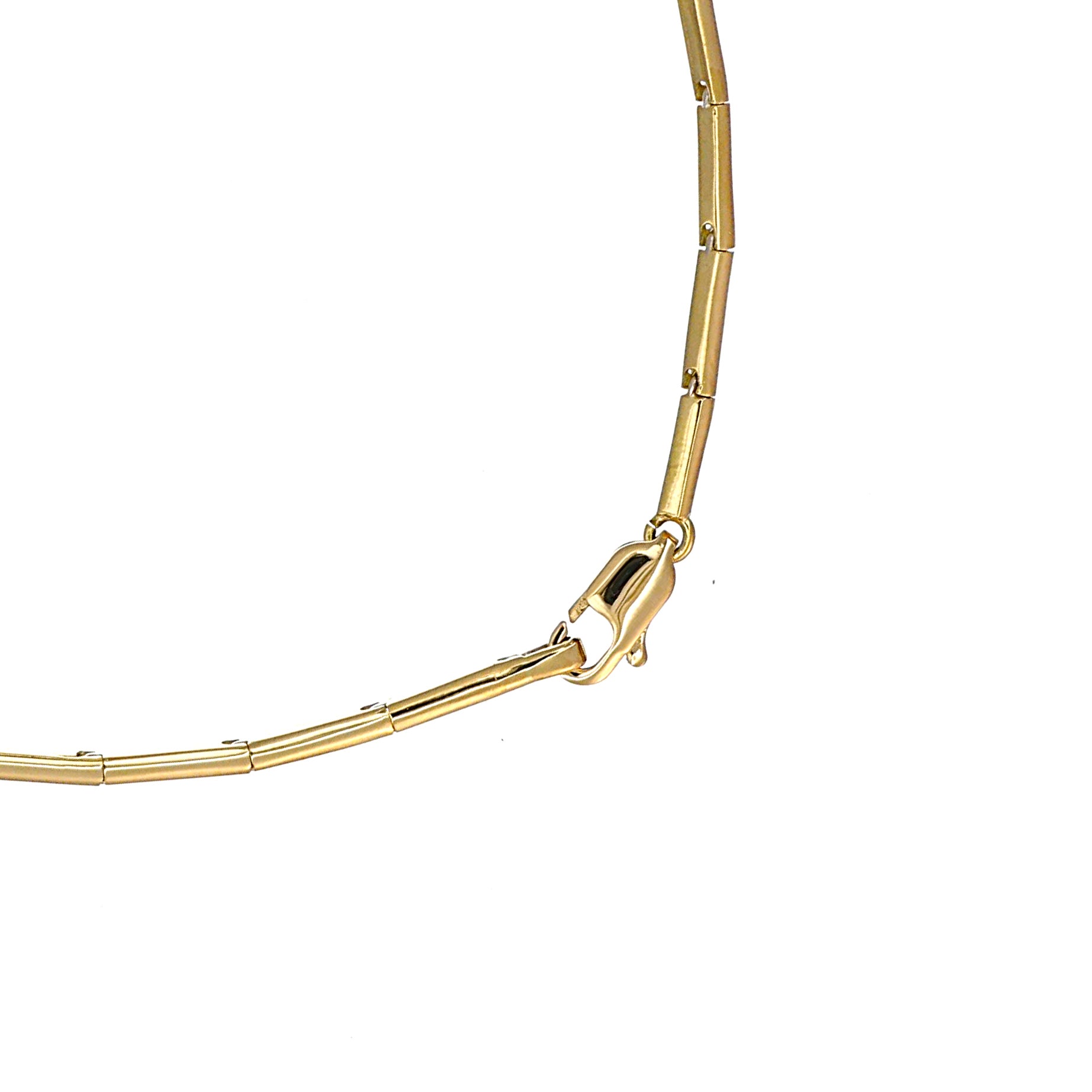 Collana con ciondolo - 18 carati Oro bianco, Oro giallo - 0.16ct. tw. Diamante (Naturale)