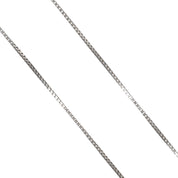 Collana con ciondolo - 18 carati Oro bianco - 0.16ct. tw. Diamante (Naturale) - Perla