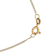 Collana con ciondolo - 18 carati Oro bianco, Oro giallo - 0.09ct. tw. Diamante (Naturale)