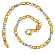 Bracciale - 18 carati Oro giallo, Oro bianco - Handmade - Made in Italy