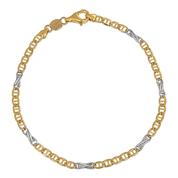 Bracciale - 18 carati Oro giallo, Oro bianco - Handmade - Made in Italy