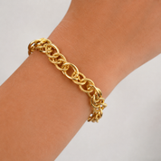 Bracciale - 18 carati Oro giallo - Made in Italy - Handmade