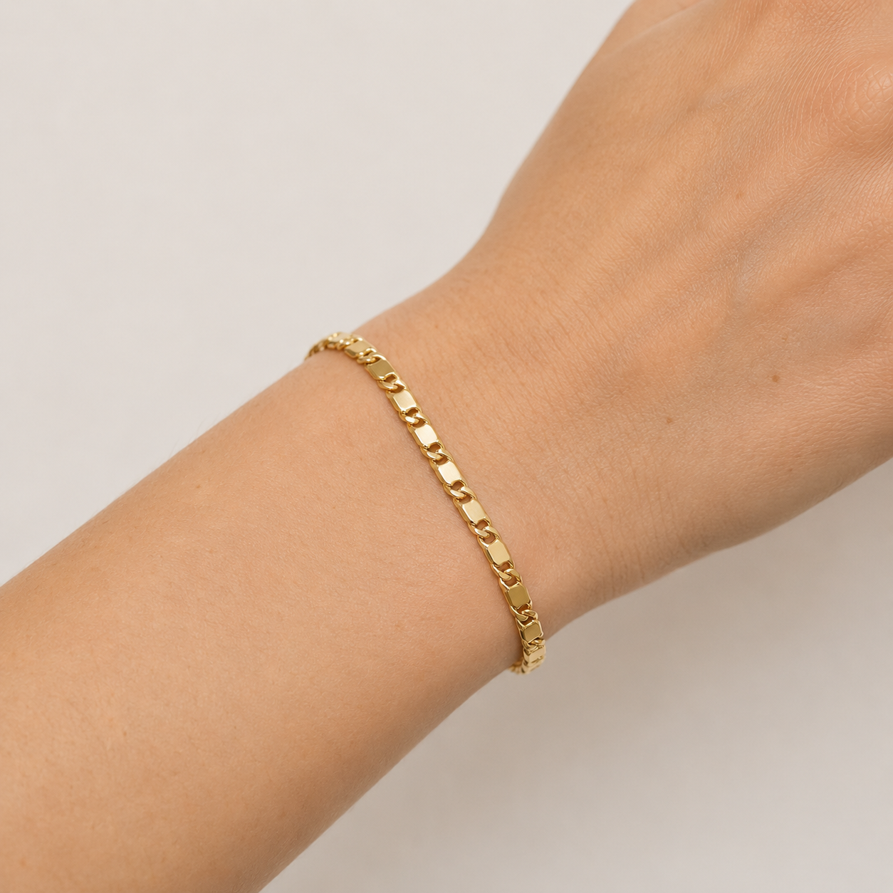 Bracciale - 18 carati Oro giallo - Made in Italy - Handmade