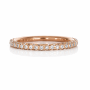Anello - 18 carati Oro rosa - 0.72ct. tw. Diamante (Naturale)