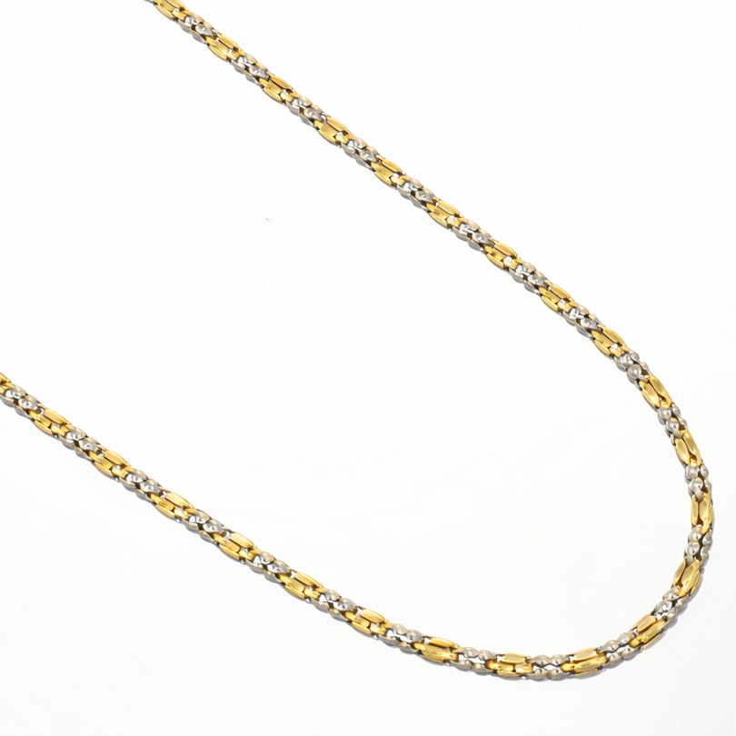 Collana in Oro giallo Oro bianco 18 carati