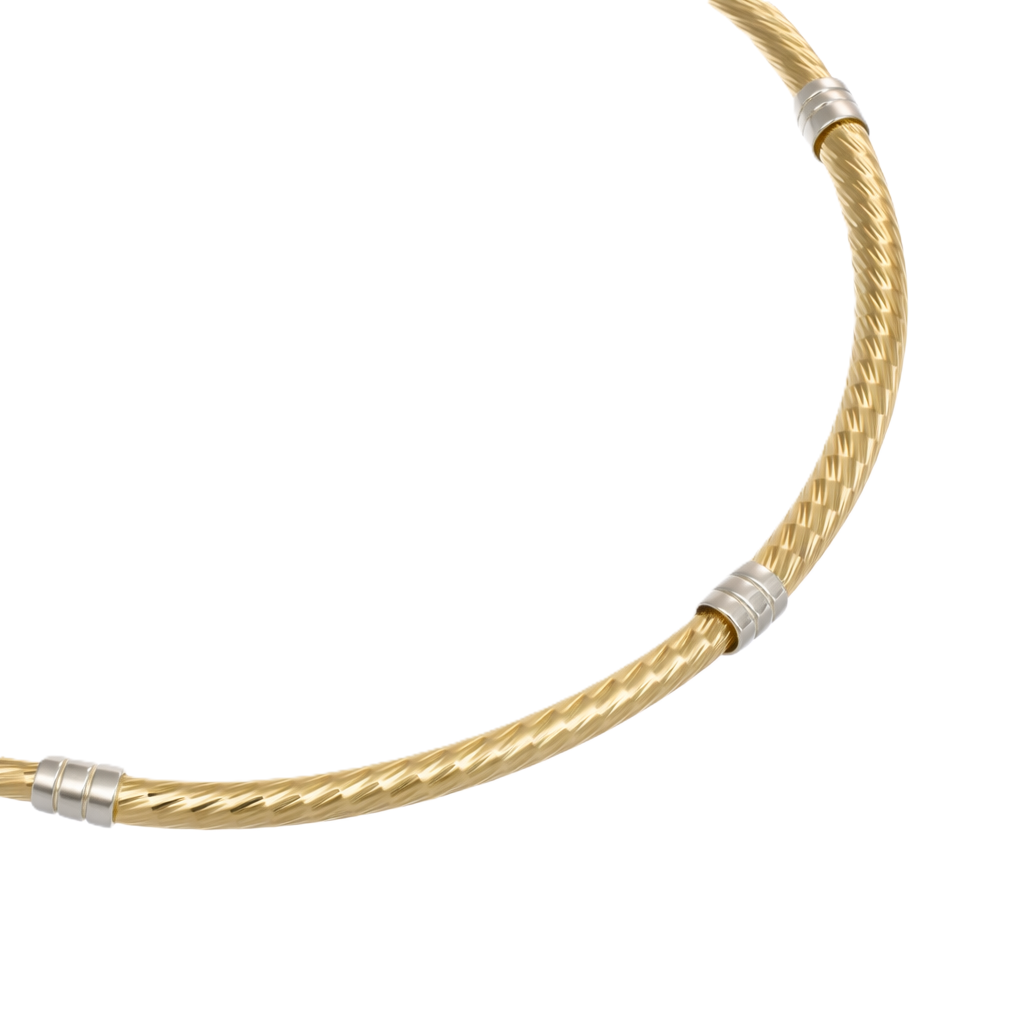 Collana - 18 carati Oro giallo, Oro bianco