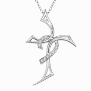 Collana con ciondolo - 18 carati Oro giallo - 0.24ct. tw. Diamante (Naturale)