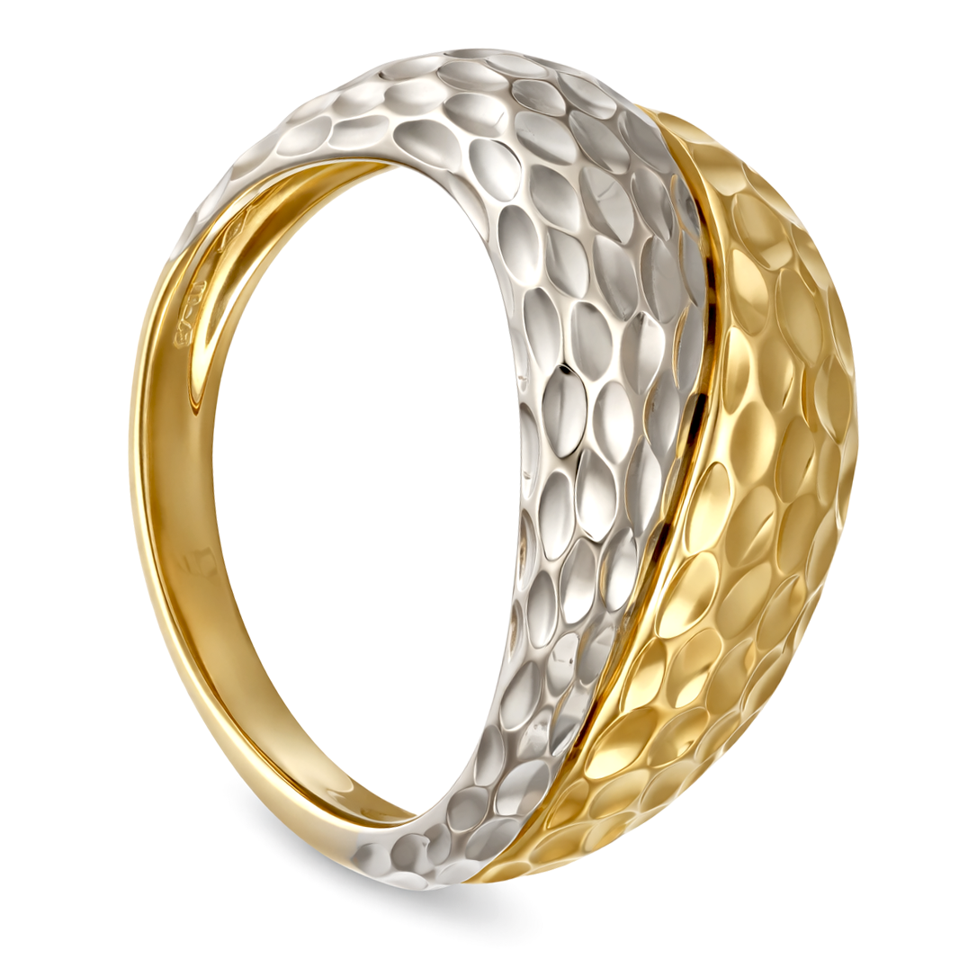 Anello in Oro Giallo ,Oro Bianco 18 carati