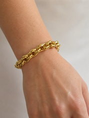 Bracciale - 18 carati Oro giallo - Made in Italy - Handmade