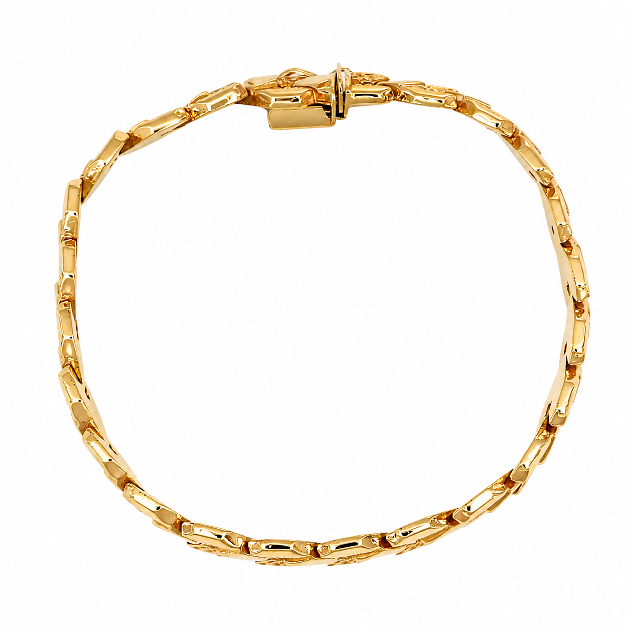 Bracciale - 18 carati Oro giallo - Made in Italy - Handmade
