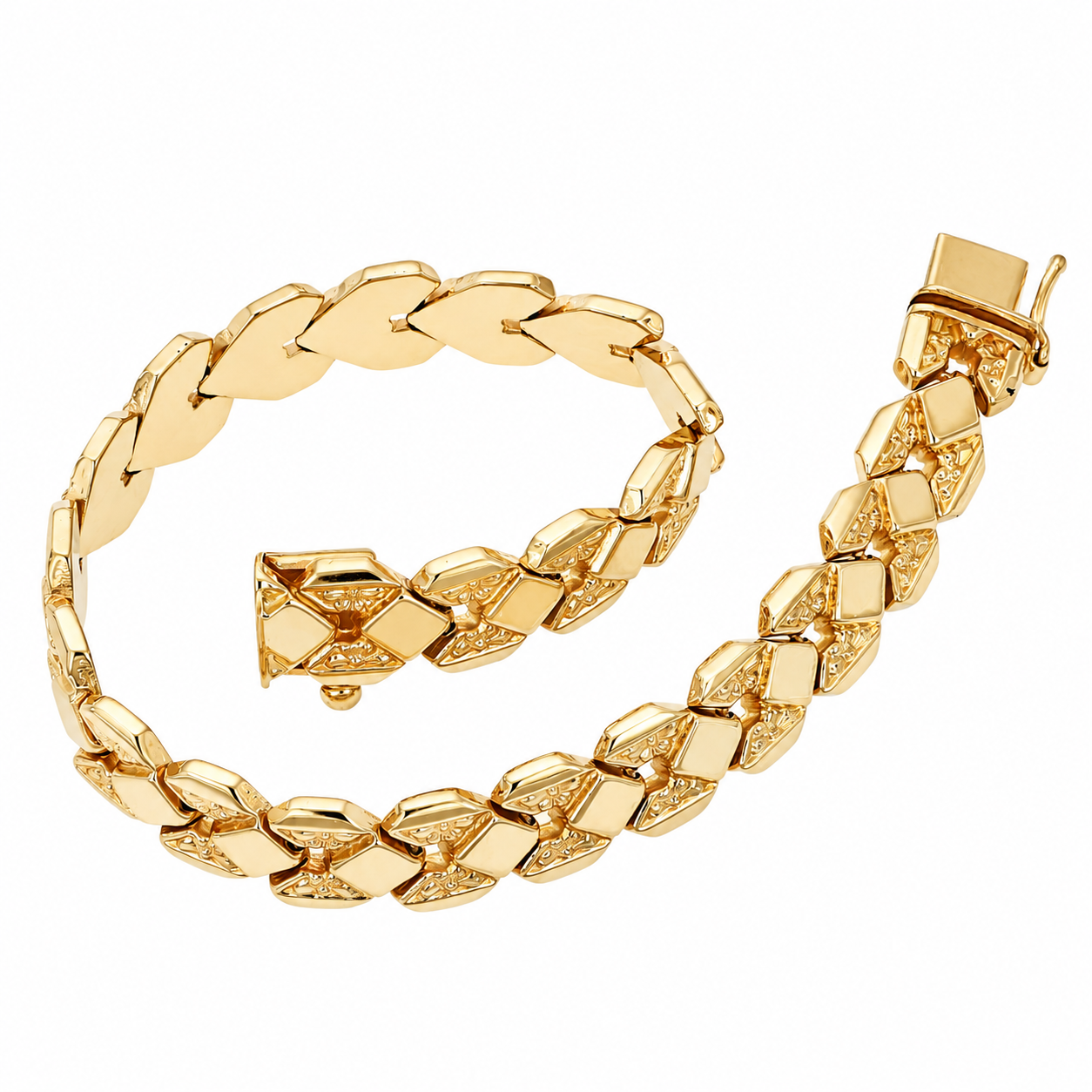Bracciale - 18 carati Oro giallo - Made in Italy - Handmade