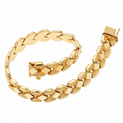 Bracciale - 18 carati Oro giallo - Made in Italy - Handmade