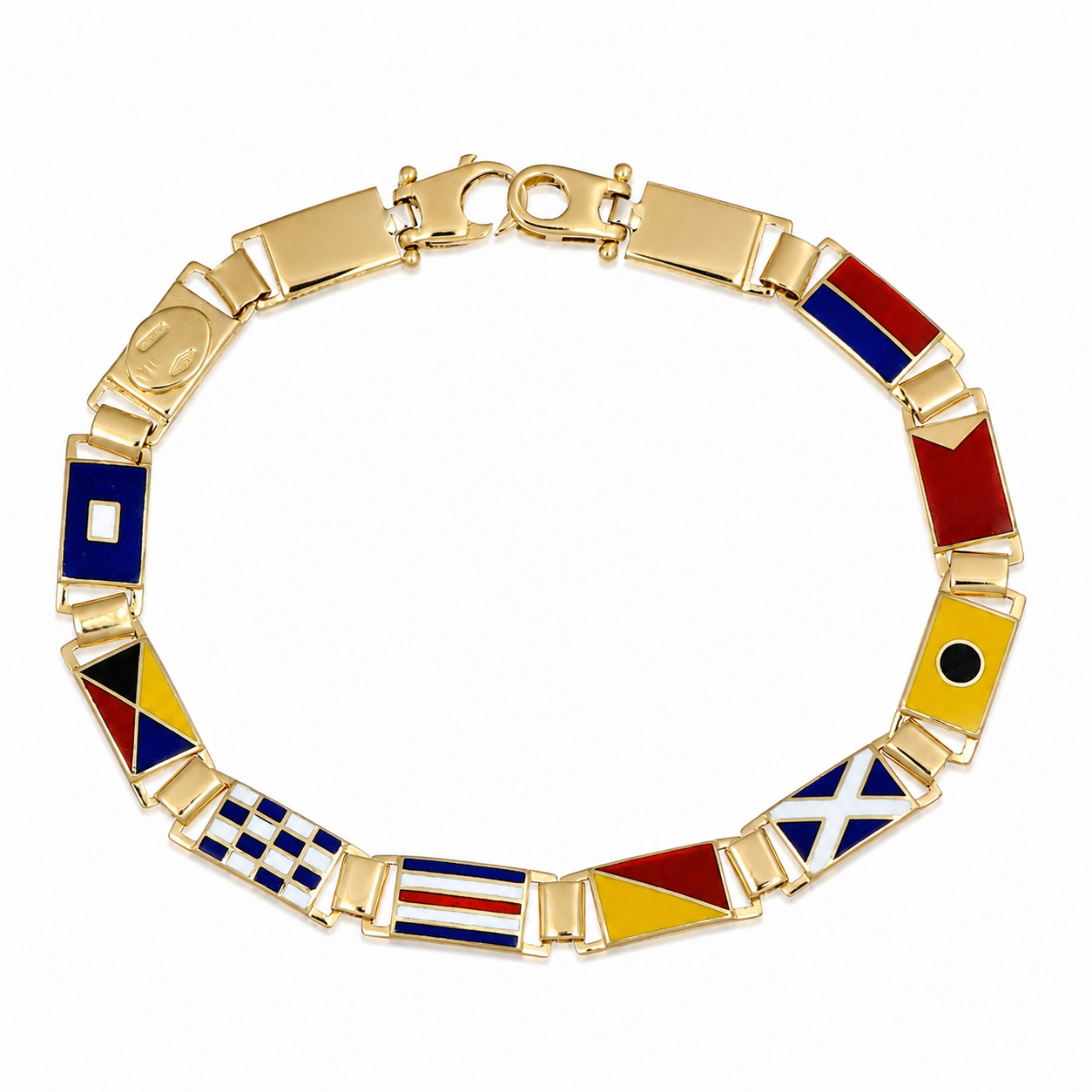Bracciale - 18 carati Oro giallo - Made in Italy -Handmade