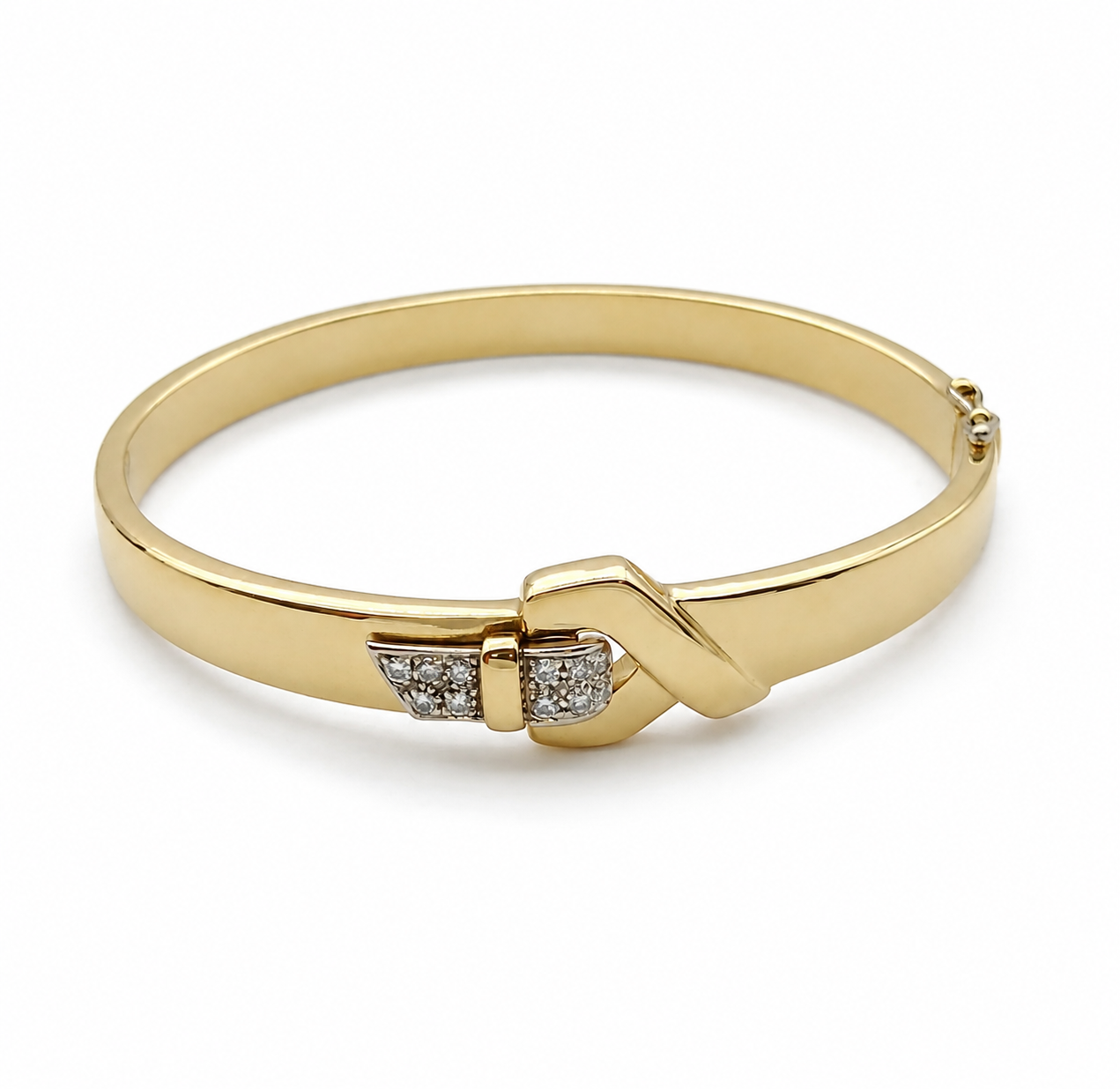 Bracciale - 18 carati Oro bianco, Oro giallo - 0.33ct. tw. Diamante (Naturale) - Made in Italy - Handmade