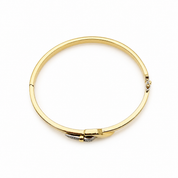 Bracciale - 18 carati Oro bianco, Oro giallo - 0.33ct. tw. Diamante (Naturale) - Made in Italy - Handmade
