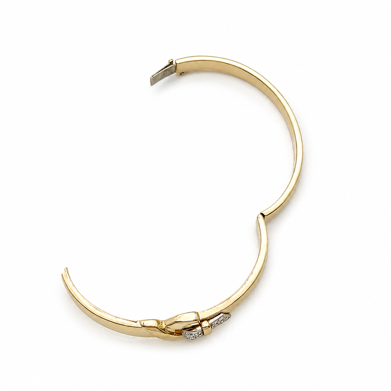 Bracciale - 18 carati Oro bianco, Oro giallo - 0.33ct. tw. Diamante (Naturale) - Made in Italy - Handmade