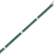 Bracciale - 18 carati Oro bianco - 3.60ct. tw. Diamante (Naturale)