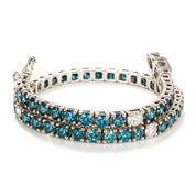 Bracciale - 18 carati Oro bianco - 3.60ct. tw. Diamante (Naturale)