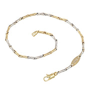 Bracciale Oro Giallo Oro Bianco 18 carati