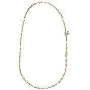 Collana - 18 carati Oro giallo, Oro bianco - 0.015ct. tw. Diamante (Naturale)