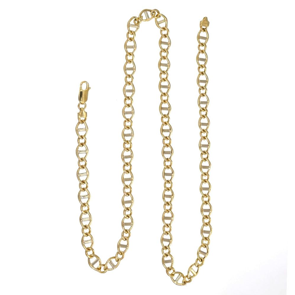 Collana - 18 carati Oro giallo, Oro bianco