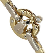 Collana - 18 carati Oro giallo, Oro bianco - 0.015ct. tw. Diamante (Naturale)
