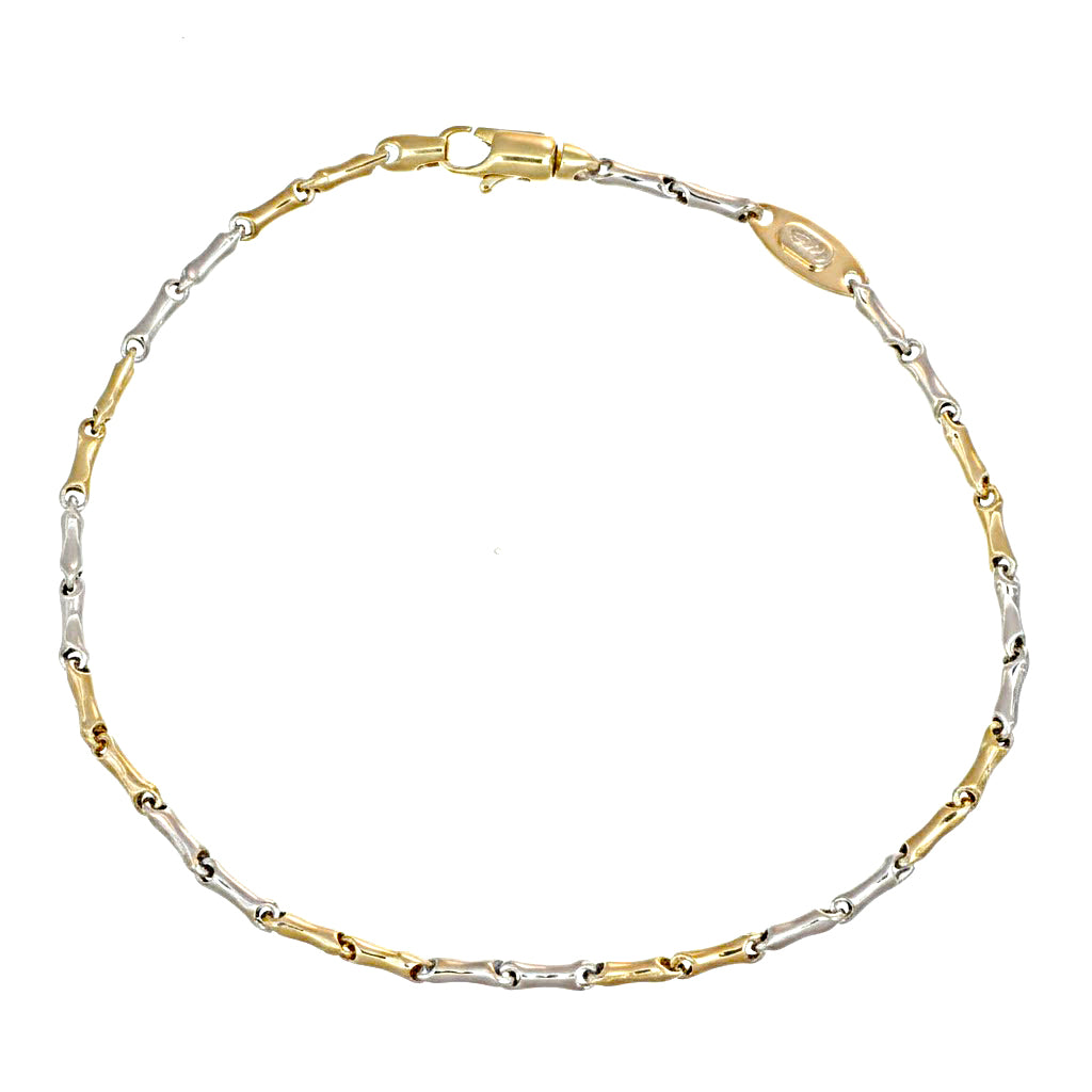 Bracciale Oro Giallo Oro Bianco 18 carati