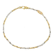 Bracciale Oro Giallo Oro Bianco 18 carati