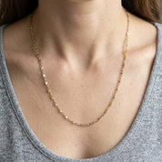 Collana da donna in oro giallo 18 carati