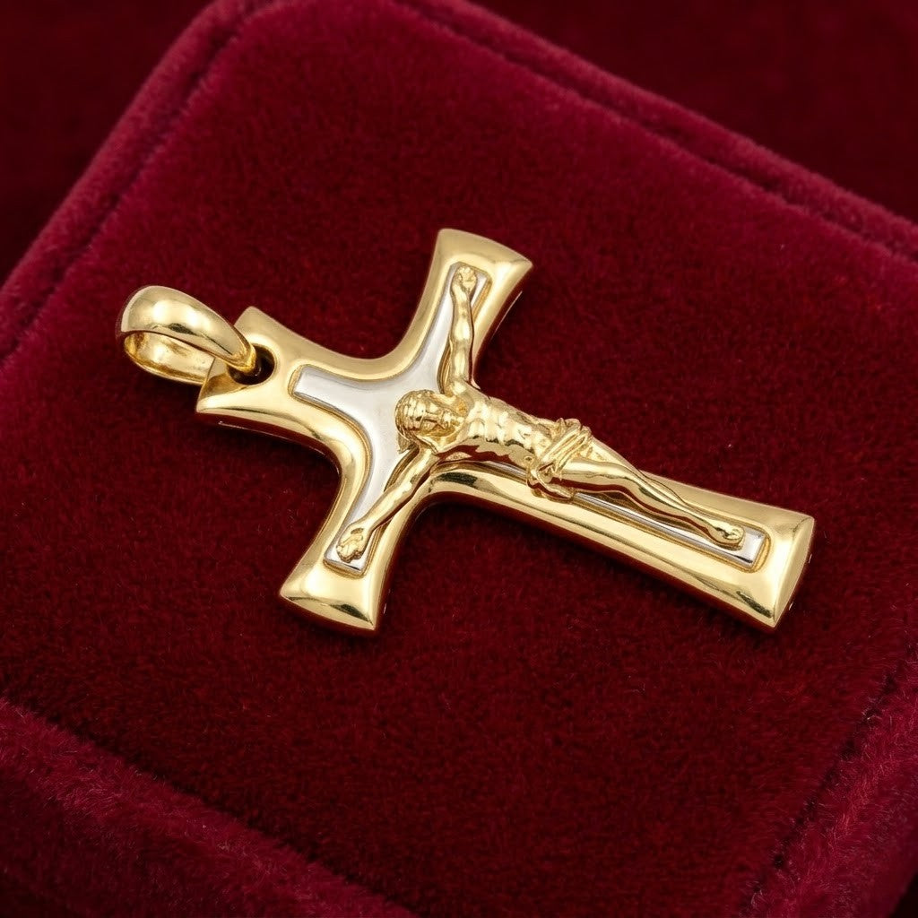 Ciondolo unisex in oro giallo 18 carati
