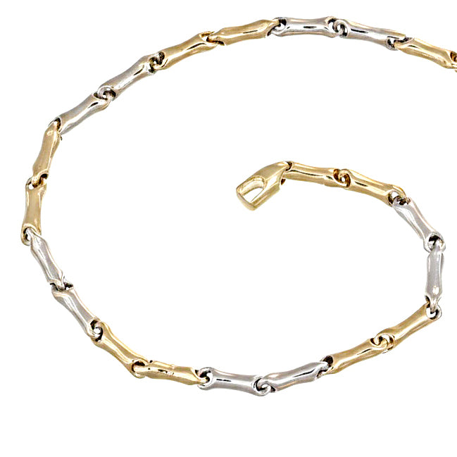 Bracciale Oro Giallo Oro Bianco 18 carati