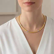 Collana - 18 carati Oro giallo, Oro bianco