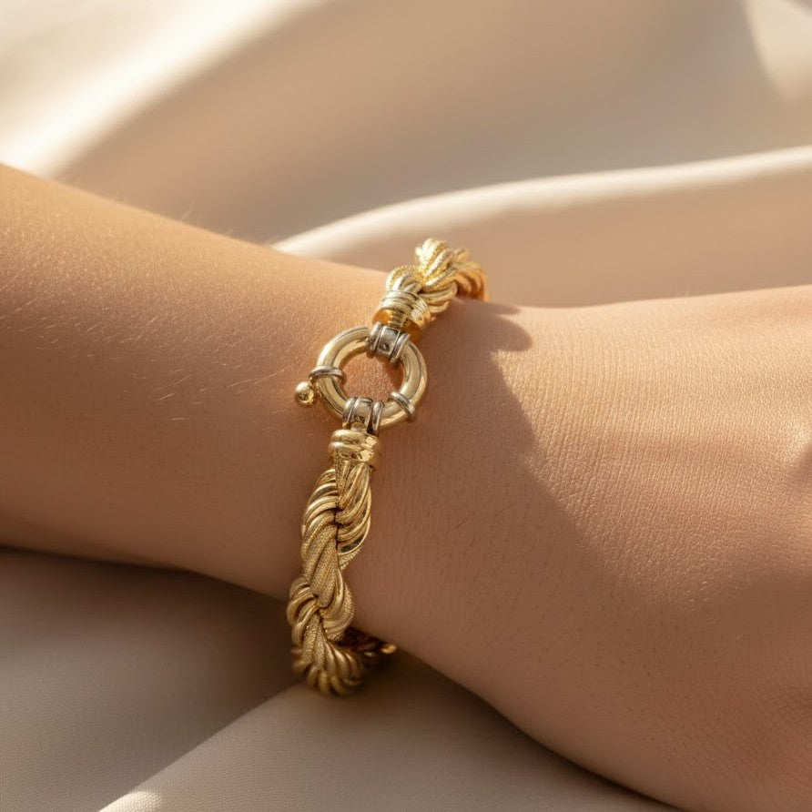 Bracciale - 18 carati Oro giallo, Oro bianco