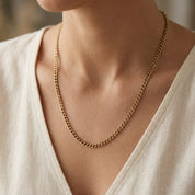 Collana da donna in oro giallo 18 carati